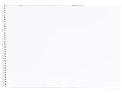 Bloc papier dessin liderpapel natura spirale 230x325mm 130g/m2 sans encadrement microperfore 20 feuilles