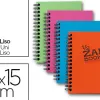 Bloc recyclé clairefontaine zap book reliure intégrale couverture cartonnée format 105x148mm 80f 80g uni 4 coloris