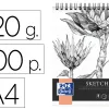 Bloc sketching oxford integral reliure spirale a4 100 pages 120g