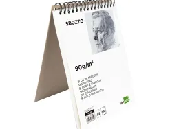Bloc spirale liderpapel esquisses uni 90g/m2 a5 100f