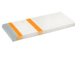 Bloc vendeur liderpapel 2 coupons détachables 100 feuilles 60x135mm papier blanc bande couleur coloris orange