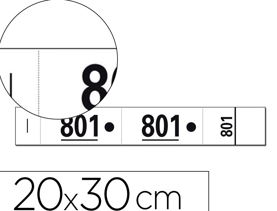 Bloc vestiaire exacompta 3 coupons détachables numérotés 1/1000 20x30cm carnet de 50 t ickets coloris blanc