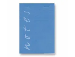 Bloc-notes calligraphe 70x100mm 5x5 60g 100 feuilles