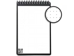 Bloc-notes connecte bic mini rocketbook core reutilisable a6 48p avec stylo et serviette microfibre coloris