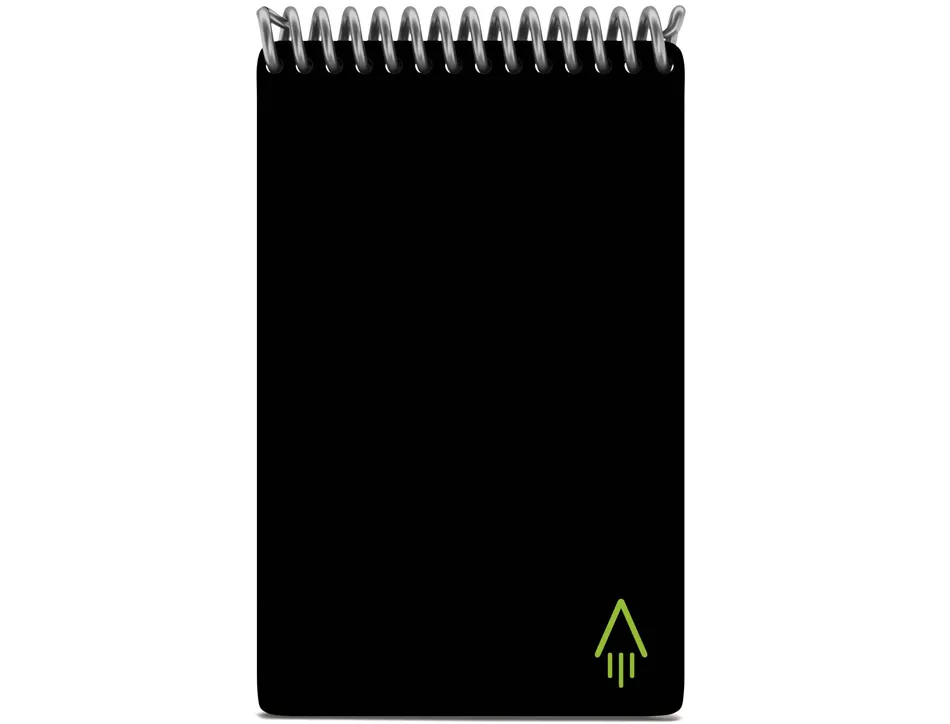 Bloc-notes connecte bic mini rocketbook core reutilisable a6 48p avec stylo et serviette microfibre coloris