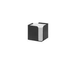 Bloc-notes memo tarifold cube re-solution polystyrene 850f 80gr coloris noir
