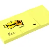 Bloc-notes post-it 653 51x38mm 100f/bloc repositionnables coloris jaune étui 3 blocs