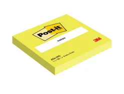 Bloc-notes post-it couleurs néon 76x76mm 100f repositionnables coloris vert fluo
