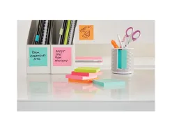 Bloc-notes post-it cube 76x76mm 450f repositionnables coloris énergie intense 2028-np