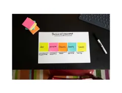 Bloc-notes post-it cube 76x76mm 450f repositionnables coloris light relax