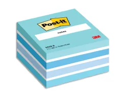 Bloc-notes post-it cube 76x76mm 450f repositionnables coloris light relax