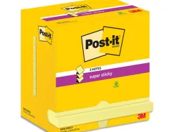 Bloc-notes post-it recharge z-notes 127x76mm 90f super z-notes repositionnables