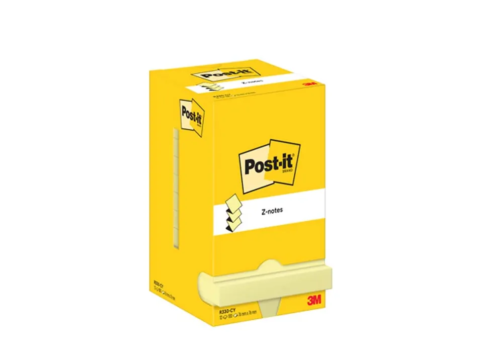 Bloc-notes post-it recharge z-notes 76x76mm 100f super z-notes repositionnables
