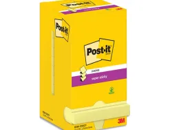 Bloc-notes post-it recharge z-notes 76x76mm 90f super z-notes repositionnables