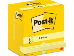 Bloc-notes post-it recharge z-notes 127x76mm 100f super z-notes repositionnables