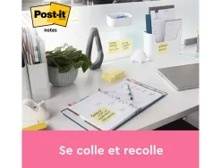 Bloc-notes post-it recharge z-notes 127x76mm 100f super z-notes repositionnables