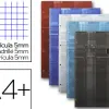Bloc-notes pupitre clairefontaine couverture pelliculée agrafé en tête a4 90g 280 pages détachables 5x5mm