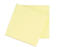 Bloc-notes q-connect quick notes papier recyclé 76x76mm 100f repositionnables coloris jaune