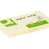 Bloc-notes q-connect quick notes 76x127mm 1 bloc 100f repositionnables coloris jaune