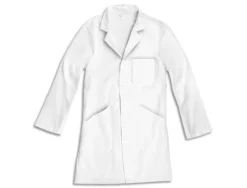 Blouse 100% coton de 190 g/m coloris blanc taille xs