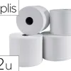 Bobine essuyage 1000f 2 plis coloris blanc lot de 2 unitès
