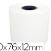 Bobine schades calculatrices caisses enregistreuses diamètre 70mm mandrin 12mm largeur 76mm 1 pli