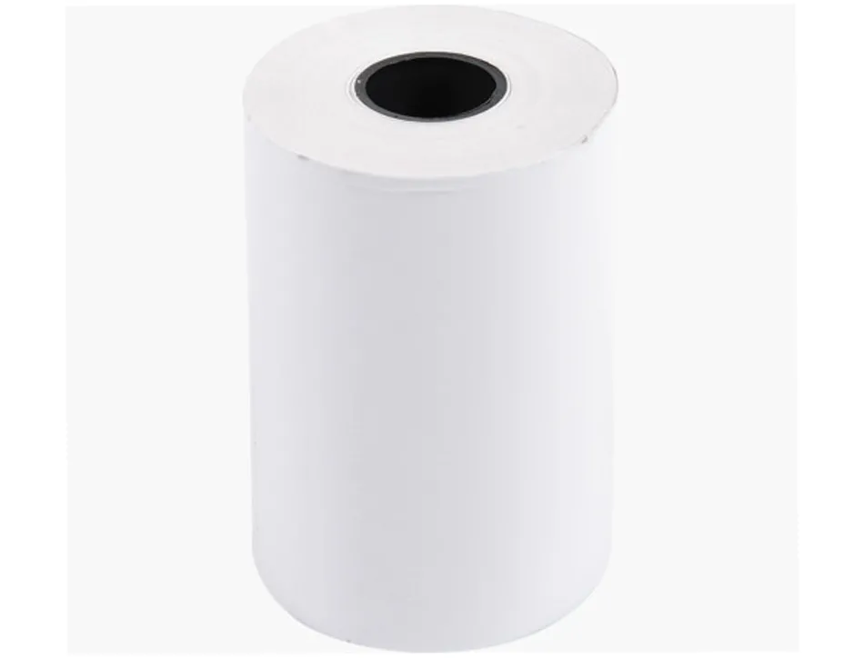Bobine thermique exacompta tickets carte bancaire 1 pli sans bpa 57x40mm mandrin 12mm métrage 18m lot 10 rouleaux