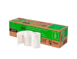 Bobine thermique exacompta tickets carte bancaire 1 pli 57x40mm 18m 55gr sans phenol plastique boite de 20