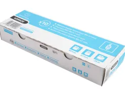 Bobine thermique exacompta tickets carte bancaire 1 pli sans bpa 60x47mm mandrin 12mm métrage 25m boîte 10 rouleaux