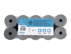 Bobine thermique exacompta exablue 80x60mm 55g longueur 44m 55g impression verso tres longue conservation
