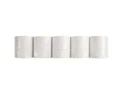 Bobine thermique exacompta tickets de caisse 2 plis chimiqueautocopiant 57g 76x70mm mandrin 12mm 25m lot 10 unites