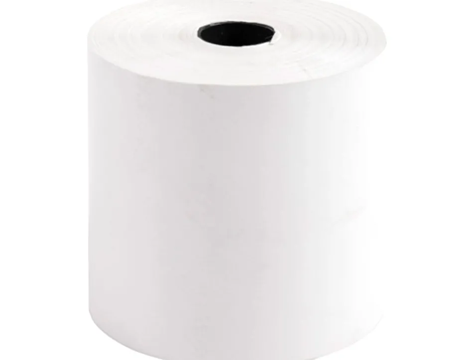 Bobine thermique q-connect 80mm largeur x 80mm diametre 70gr pour tpe sans bisphenol a