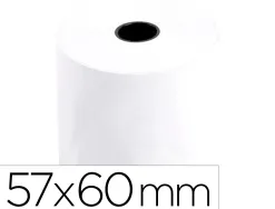 Bobine thermique q-connect 57mm largeur x 60mm diametre 55gr sans bisphenol a