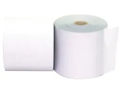 Bobine thermique q-connect 75 mm largeur x 65 mm diametre 2 feuilles