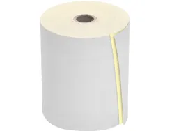 Bobine thermique q-connect 75 mm largeur x 65 mm diametre 2 feuilles