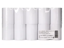 Bobine thermique q-connect 80mm largeur x 60mm diametre 70gr pour tpe sans bisphenol a