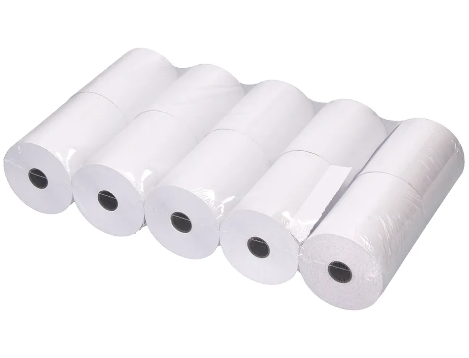 Bobine thermique q-connect 80mm largeur x 60mm diametre 70gr pour tpe sans bisphenol a