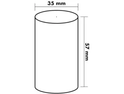 Bobine thermique q-connect 57mm largeur x 35mm diametre 58gr pour tpe sans bisphenol a