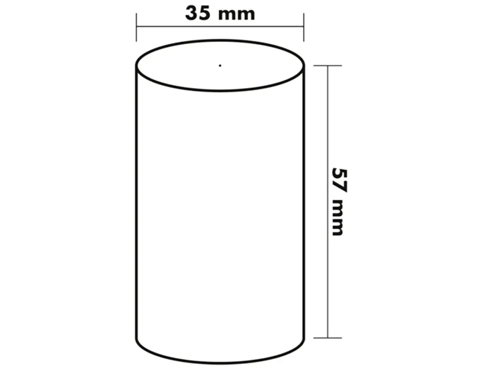 Bobine thermique q-connect 57mm largeur x 35mm diametre 58gr pour tpe sans bisphenol a