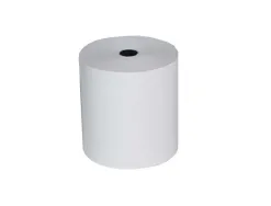 Bobine tpe exacompta papier thermique 80x72mm longueur 76m 48g/m2 mandarin 12mm