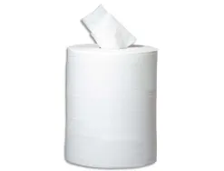 Bobines essuyage papernet dévidage central blanc 2 plis pure cellulose 450 formats longueur 108 m lot 6