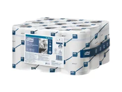 Bobines essuyage tork mini reflex plus dévidage central 67 m 2 plis blanc lot 9