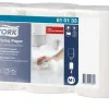 Bobines essuyage tork plus mini dévidage central m1 120 m non prédécoupées blanc lot 3