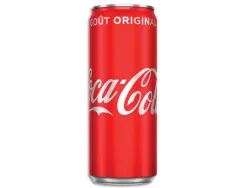 Boisson gazeuse coca cola canette slim 33 cl