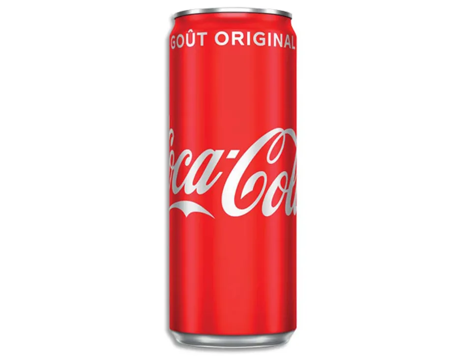 Boisson gazeuse coca cola canette slim 33 cl