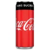 Boisson gazeuse coca cola zero sans sucre canette slim 33 cl