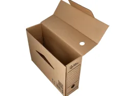Boite a archives liderpapel carton recycle 325g/m2 dos 100mm kraft 365x100x251mm