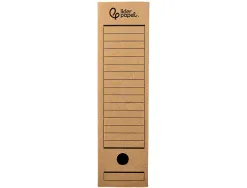 Boite a archives liderpapel carton recycle 325g/m2 dos 100mm kraft 365x100x251mm