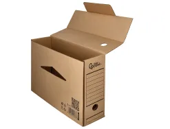 Boite a archives liderpapel carton recycle 325g/m2 dos 100mm kraft 365x100x251mm