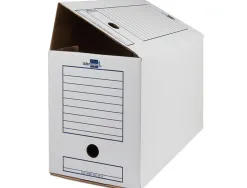 Boite a archives liderpapel carton recycle 325g/m2 dos 200mm 367x200x251mm coloris blanc